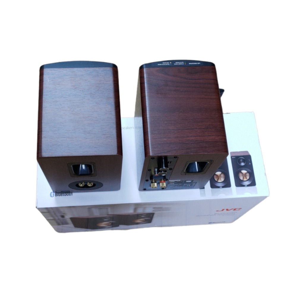 JVC XSD629BM 2.0 Channel Bluetooth Bookshelf Speakers Own4Less